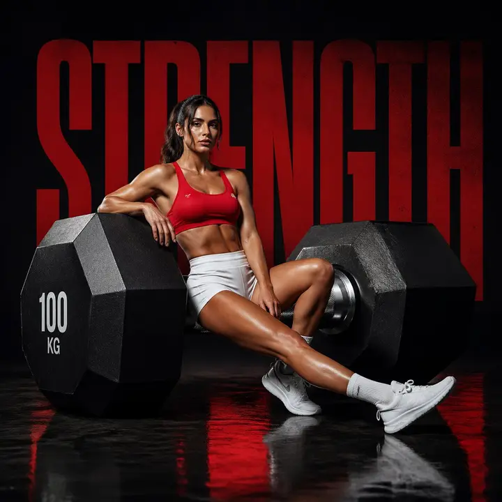 Fitness Brand Strength Campaign, made with Kromoss AI