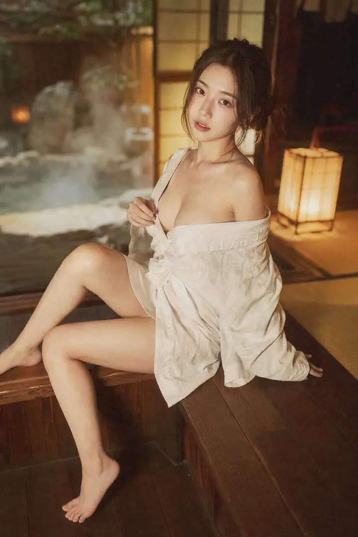 Japanese Ryokan Film Portrait, made with Kromoss AI