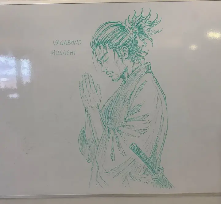 Whiteboard Marker Drawing Photo, made with Kromoss AI